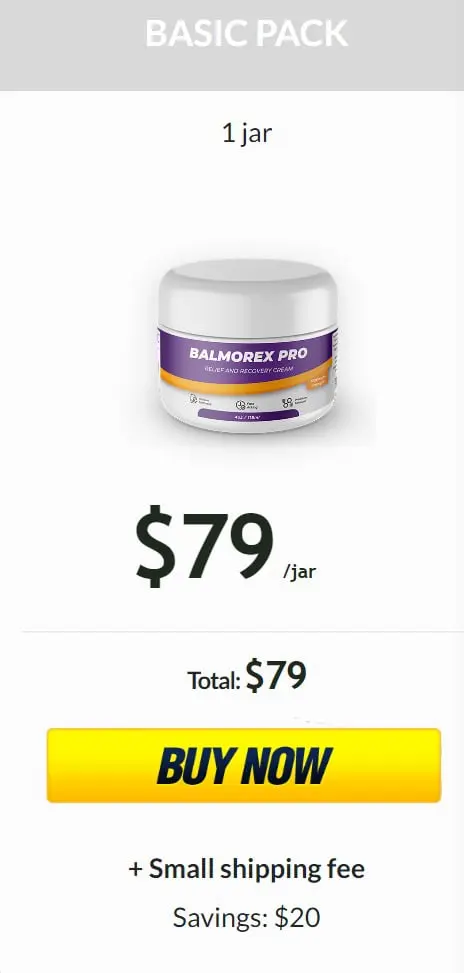 Balmorex Pro 1 bottle price